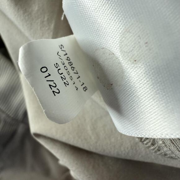 Athleta Pants Womens 22 Beige Pull-On Ankle Tapered Stretch Back Welt Pockets - Picture 10 of 15